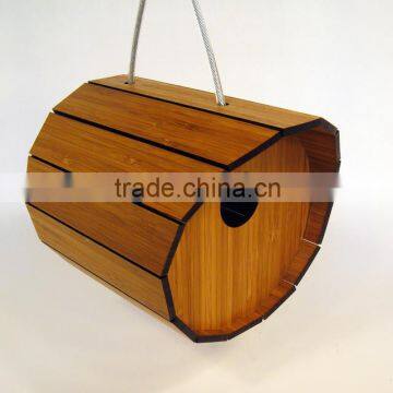 Hanging Bird House, Wooden Bird House, Decorative Bird House