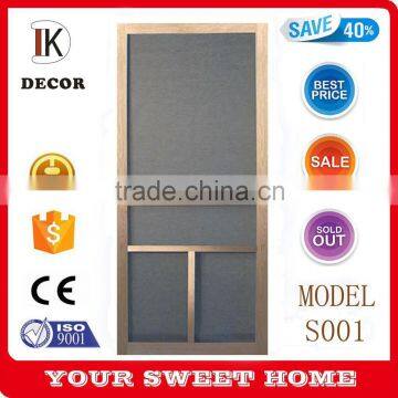 Unfinished pine wood screen door design plans