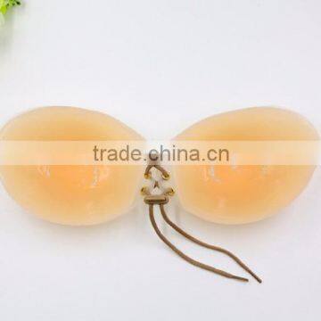 OEM Customized Cheap Nude Silicone Invisible Teardrop Strapless Plus Size Bra photo-6