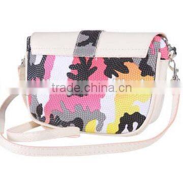 Ladies Chromatic Camouflage PU Trendy Sling Bags