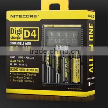 Vaporizer lovest charger 2014 New Launch Nitecore D4 smart charger In Stock