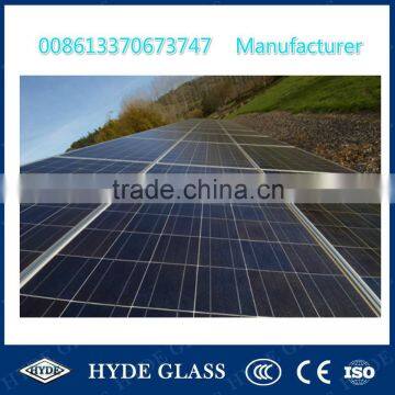 China 3.2mm Tempered Ultra Clear Low Iron Pattern Glass for Solar Cell photo-5
