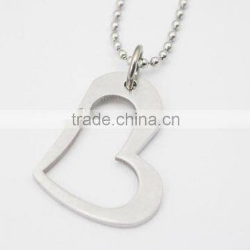 316L Stainless Steel Heart Pendant Fashion Lovers Necklace