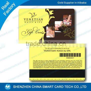 Hot sell high quality manufacturer pvc loco magnetic card