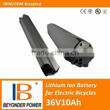 Special design electric bike lithium battery with BMS, 36V10ah/13ah assembly via SAMSUNG 18650