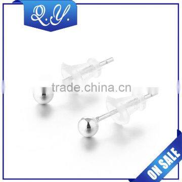 Cheap fashionable design silver studs piercing jewelry