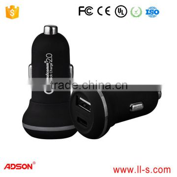 ADS-8305-C QC2.0 Type-C multi-purpose car charger