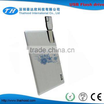 Metal drawing name card pendrive