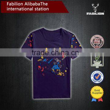 The new summer 2015 men's graffiti short sleeve T-shirt for cheap t shirt wholesale