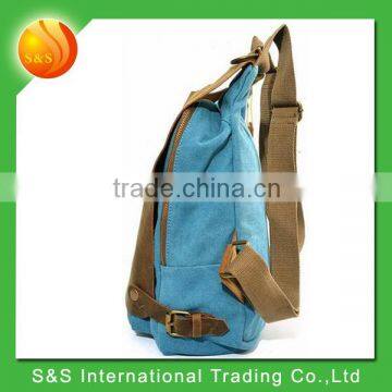 2016 Unisex Retro Classic Canvas Crazy-horse Daily Backpack photo-3