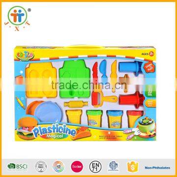 Preschool educational wholesales colorful clay DIY plasticine magical play set