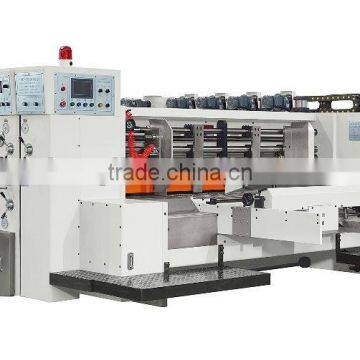 Economic Fast Speed Flexo Printer Slotter Die-cutter & Auto Stacker, carton box making machine