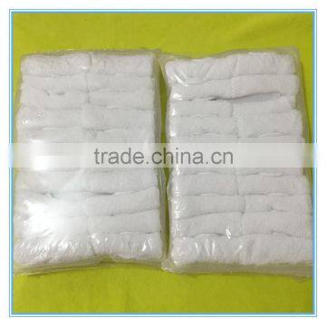 Factory supply hot cotton white plain aviation towel in tray