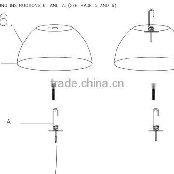 Modern Chrome Finished Bowl Shaped Pendant Chandelier photo-6