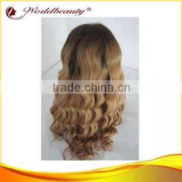 wholesale price for U part hair wig 20'' T2#/27# wave