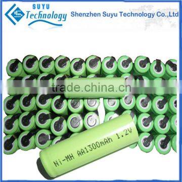 1.2v AA 1300mah rechargeable nimh battery