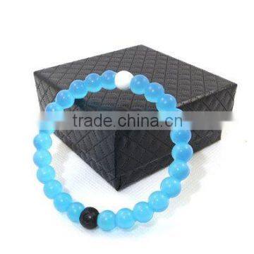 Newest design silicone bead water bracelet