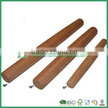 Customed size bamboo rolling pin ,simple eco-friendly