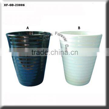 unpainted wholesale ceramic garden planters vase