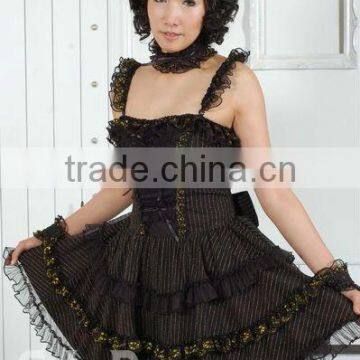 Dolly Gothic Punk Lolita Lace Party Dress 61110