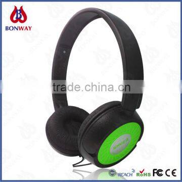 light weight folding headset for promotion with customer logo