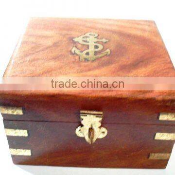 VINTAGE Pirate Brass Nautical Sextant- Buy Brass Nautical Sextant With Box 1029 photo-2