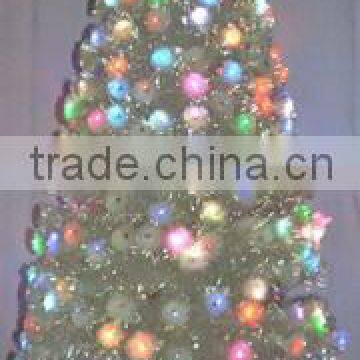 fiber optic tree with ball shape lamps