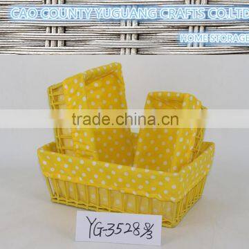 China factory directly sale recycling pp plastic picnic food baskets