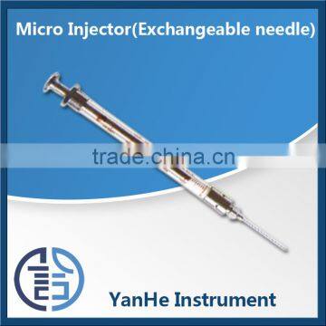 Exchangeable needle type glass syringe 1ml 0.5ml luer lock syringe