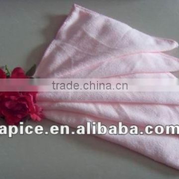 microfiber pink hand towel