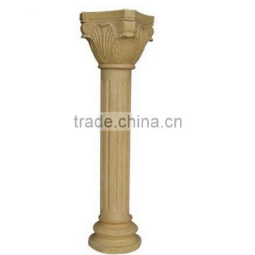 Natural style top service marble pillar statue