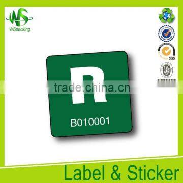 Supermarket electronic paper green label price