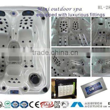 2016 New Design Outdoor Portable Corner Acrylic ABS Whirlpool Bathtub& Hot Tub photo-6
