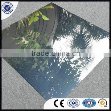 Exterior Wall Sliver Sparkling Aluminium Composite Mirror Panel