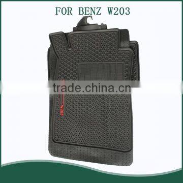 China Manufacturer Supply OEM Full Set Type Rubber Car Floor Mats For BENZ W203