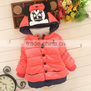 2015 hot sale new arrivals baby girl&boy winter coat with top quality