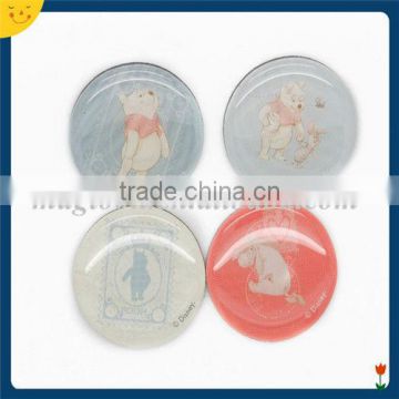 Circular Colorful Cartoon printing Epoxy fridge magnet