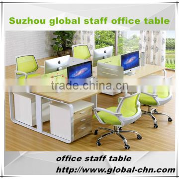 Work Well Office furniture supply luxury staff table for 3/4 persons