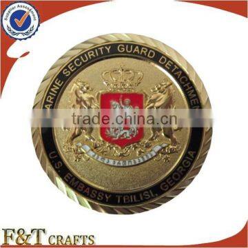 custom round metal commemorative single custom coin