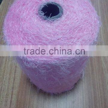 1/6.5NM feather yarn 100%polyester