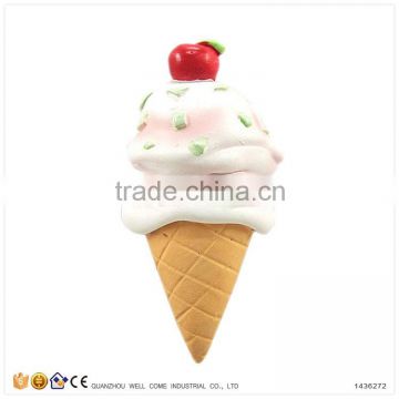 Resin Ice Cream Cone Shaped Magnet for Fridge