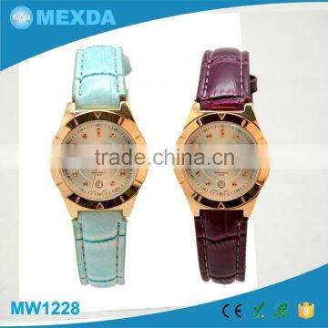 Best selling gold case japan movement price epoch ladies quartz watch