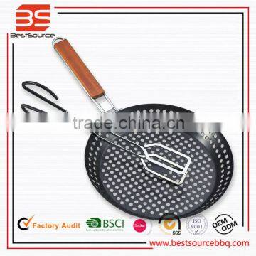 Aluminum Nonstick Grill Frying Pan BBQ Marble Grill Pan Microwave Grill Pan With Tong
