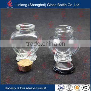 Hot Sale Mini Clear Storage Jar for Dry Fruit