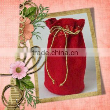 New arrival christmas wine bag