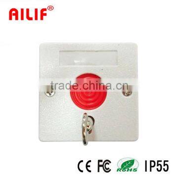 White Key Reset Emergency Push Button Switch