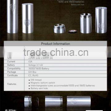 Hot Mechanical Mod US Design Mod High Performance Wholesale Price Best Seller photo-6