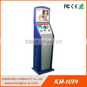 Payment Terminal WIFI Kiosk/Double Monitors A4 Print Kiosk/Dual Screen Kiosk