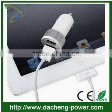 5V 3.1A dual Usb car charger for Macbook pro Iphone/Tablet/Ipad/Samsung