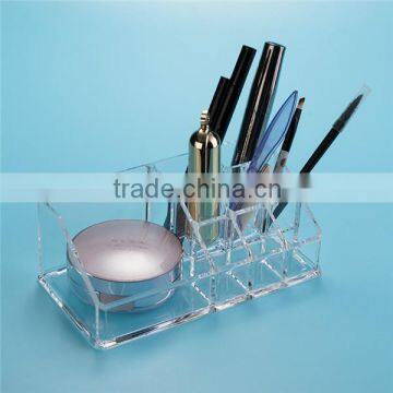 Elegant stackable clear acrylic makeup storage box